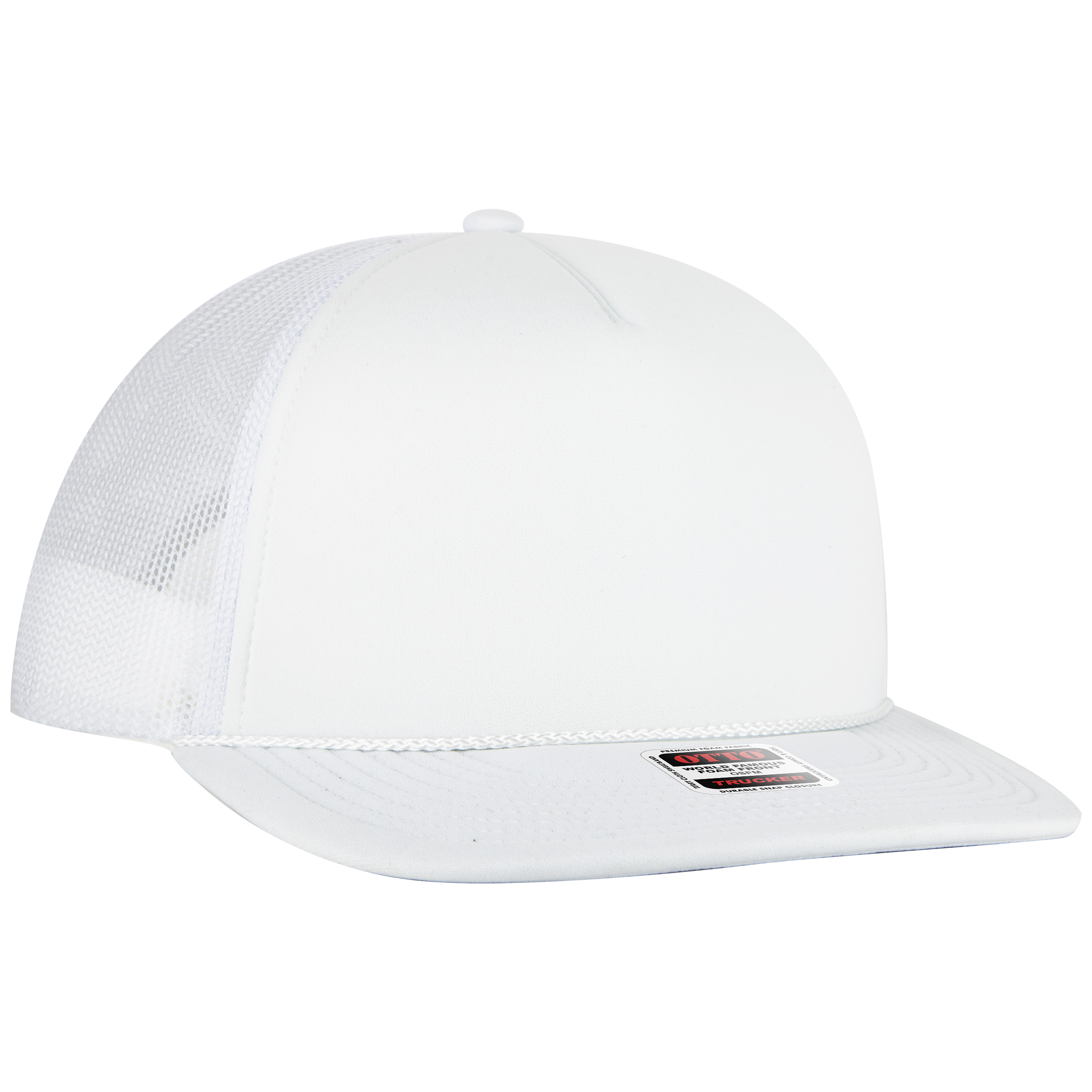 OTTO CAP® OTTO SNAP 5 Panel Pro Style Mesh Back Trucker Snapback Hat 3