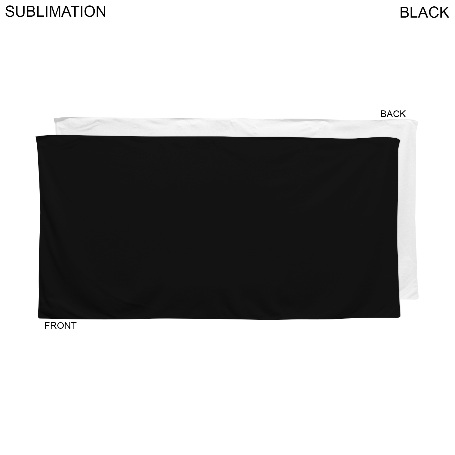 24 Hr Express Ship - Colored Plush Velour Terry Cotton Blend Beach Pool Towel, 24x48, Sublimated 11