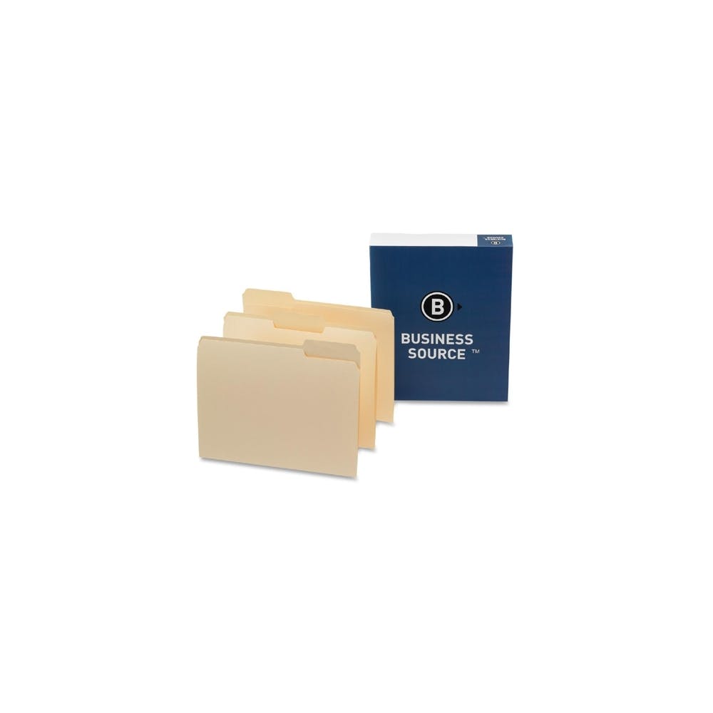 Manila File Folders - 100 Pack 0.75" Expansion Recycled 2