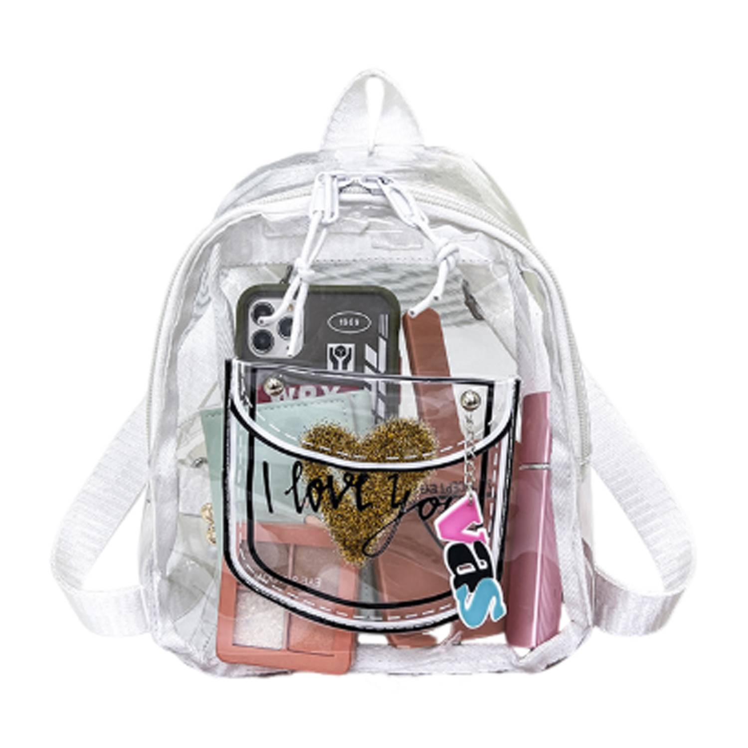 Large Capacity PVC Transparent Backpack 1