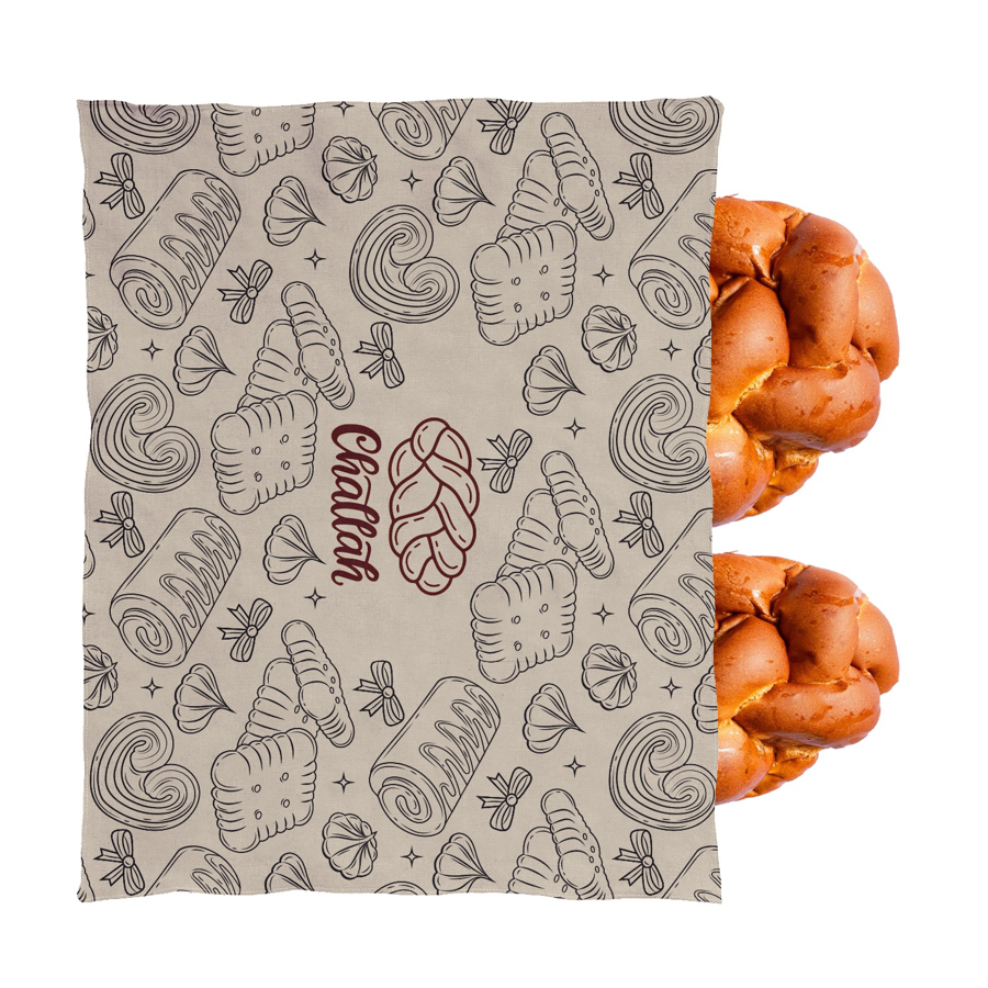 Sublimation Double-Layer Challah Cover - 25" x 13" 2