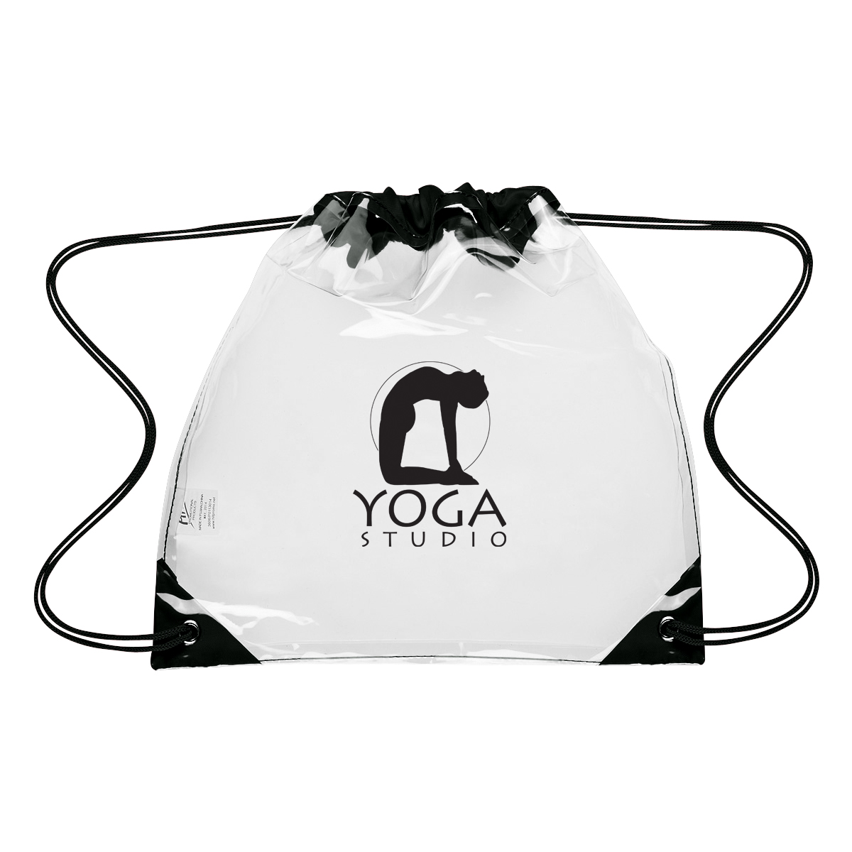 Touchdown Clear EVA Drawstring Backpack 7