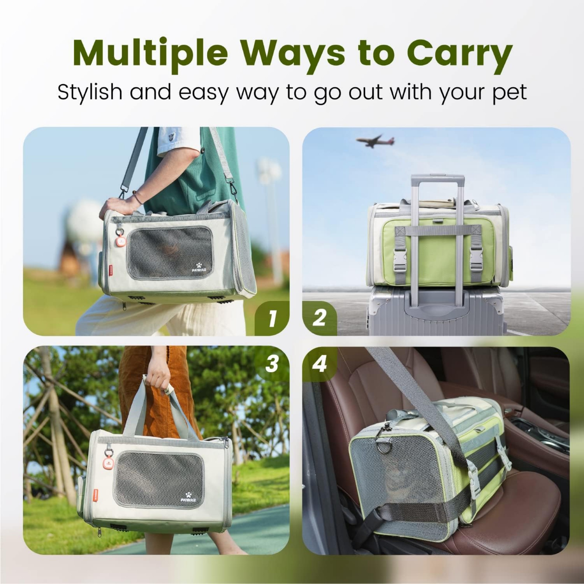 Foldable Expandable Pet Carrier 1
