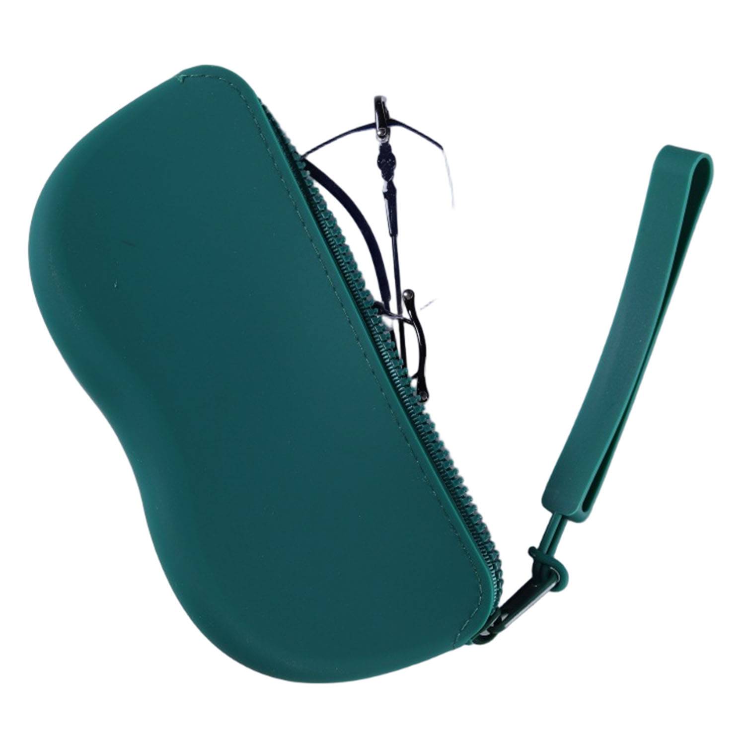 Silicone Zipper Dustproof Glasses Pouch 2