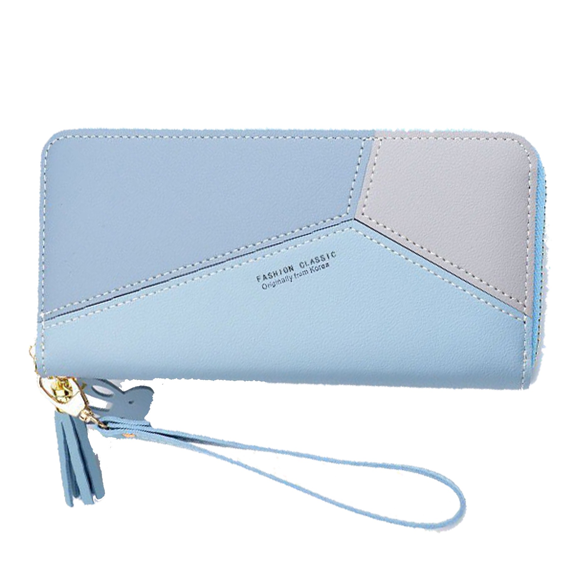 Double Zippered Layer Women'S Wallet 2