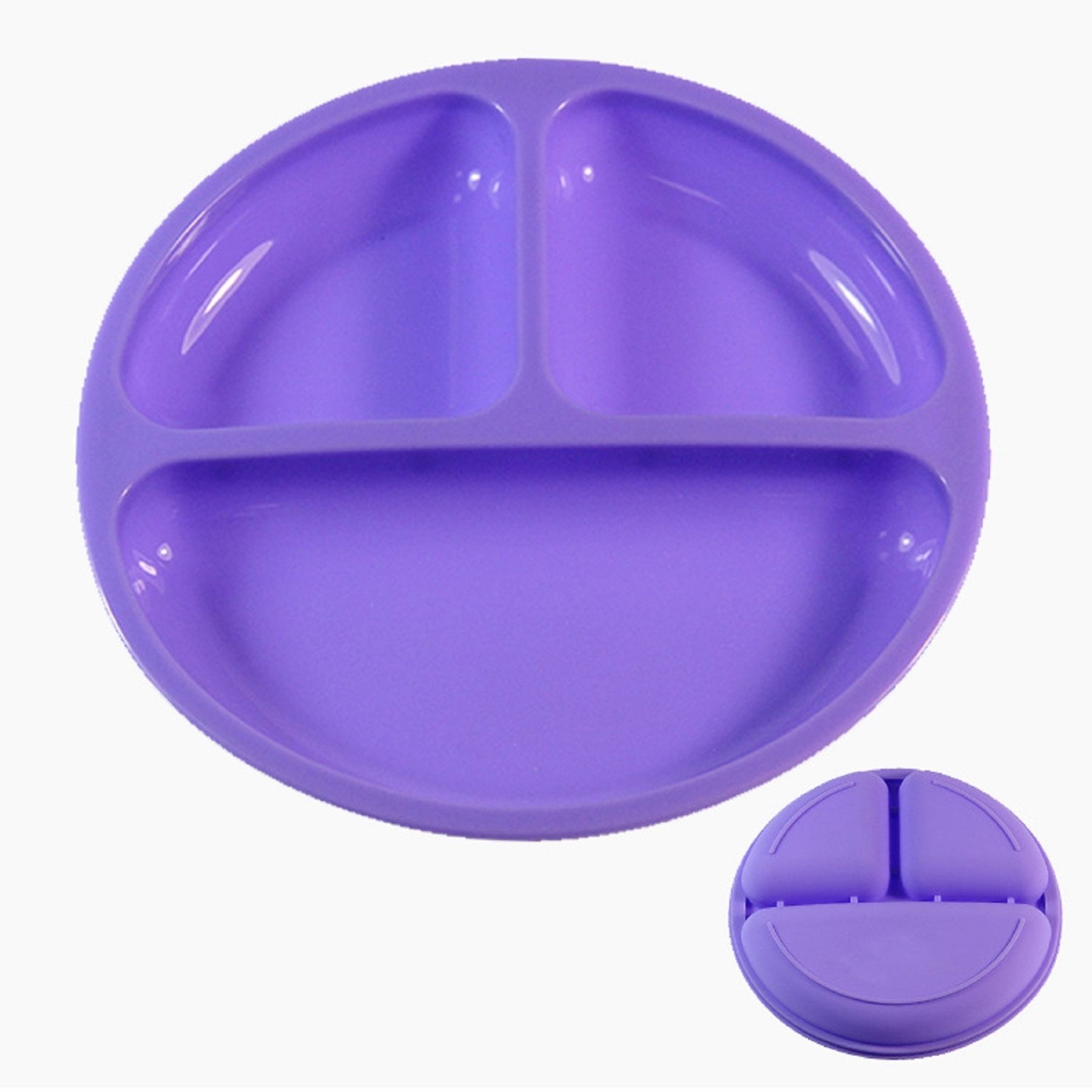 3 Compartments Non-slip Silicone Placemat 3