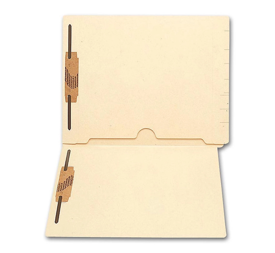 File Folder, End Tab Full Pocket Manila, Two Fasteners 2