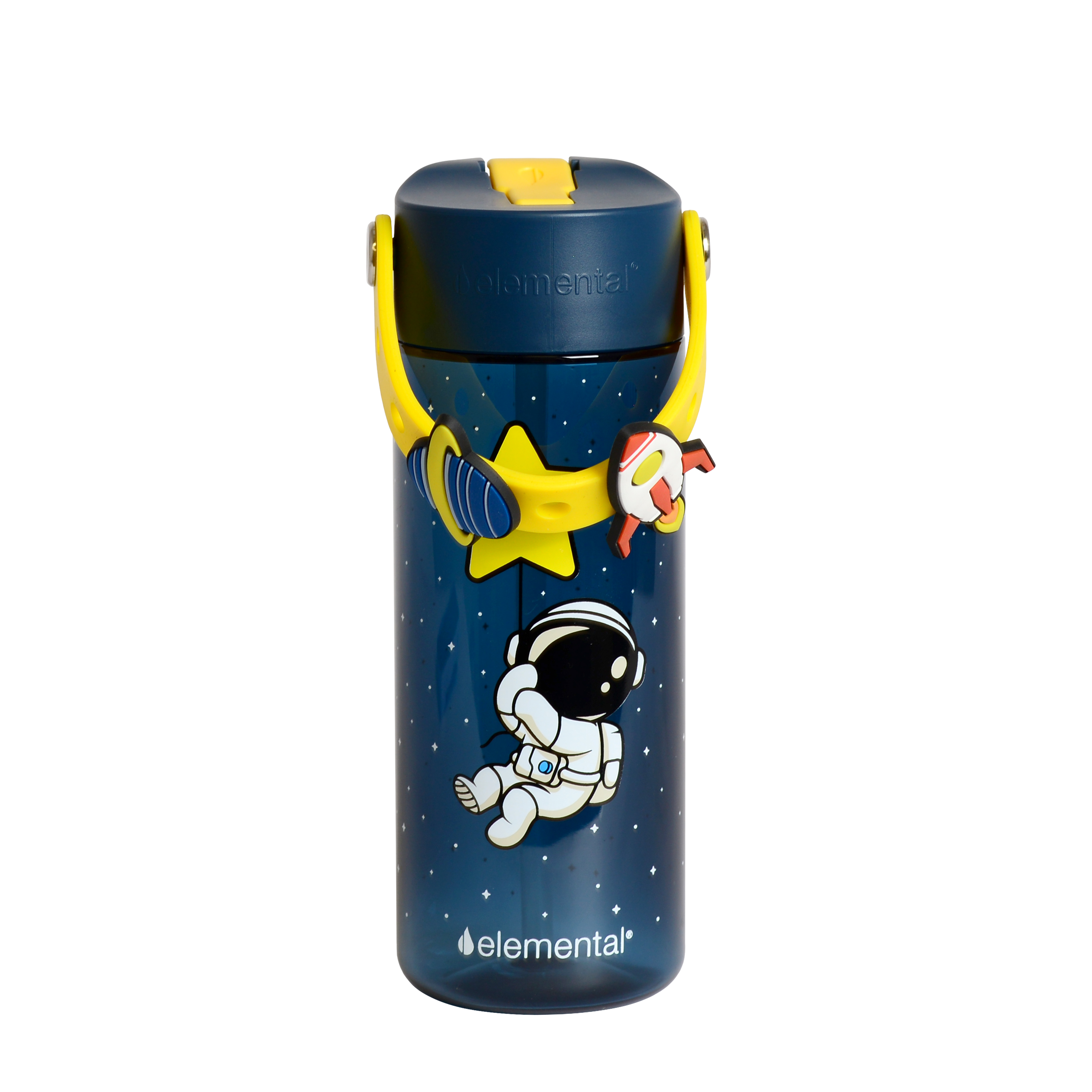 Elemental® Splash Charm 18oz Tritan Water Bottle - with Drinking Spout and Straw 5