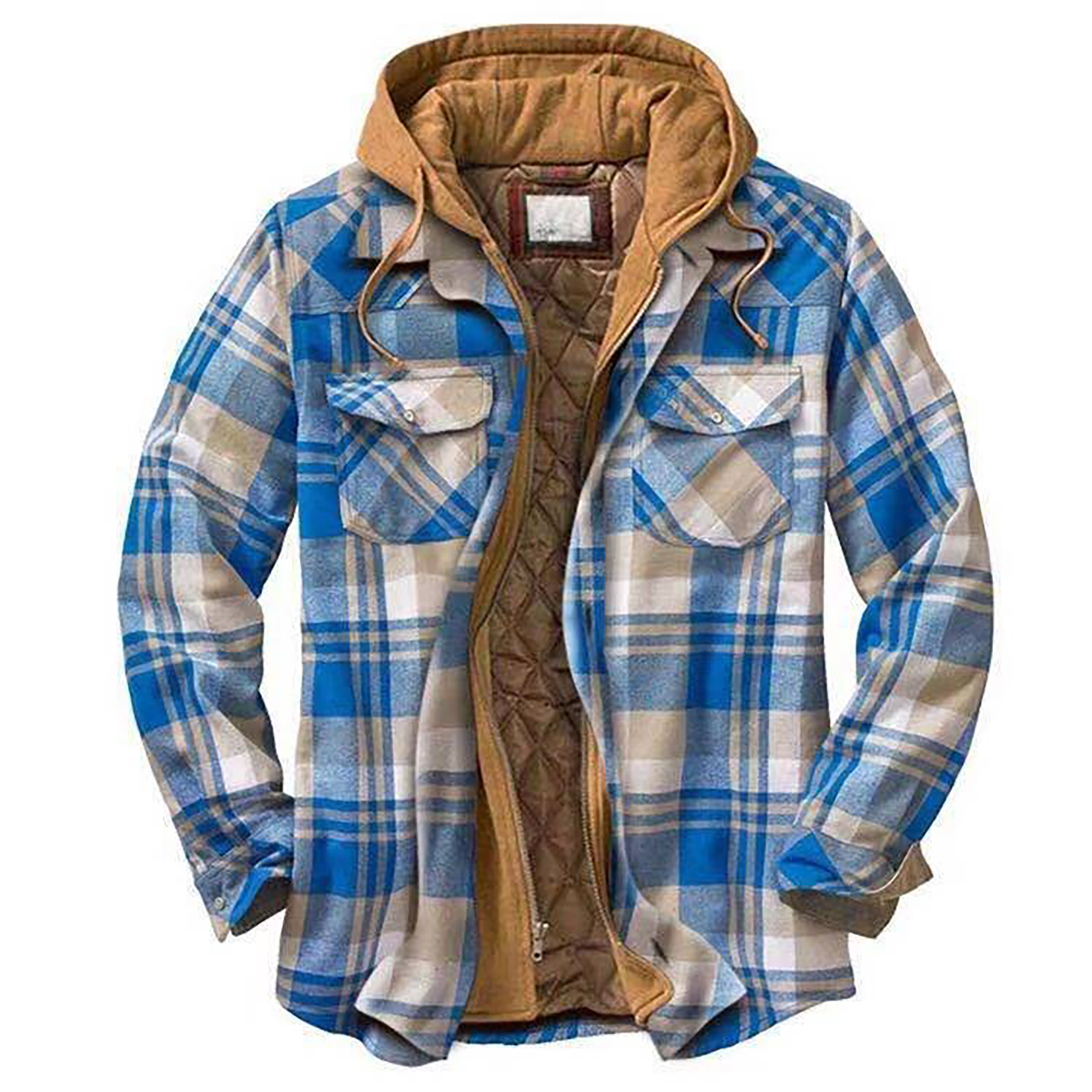 Plaid Cotton Hooded Jacket 22