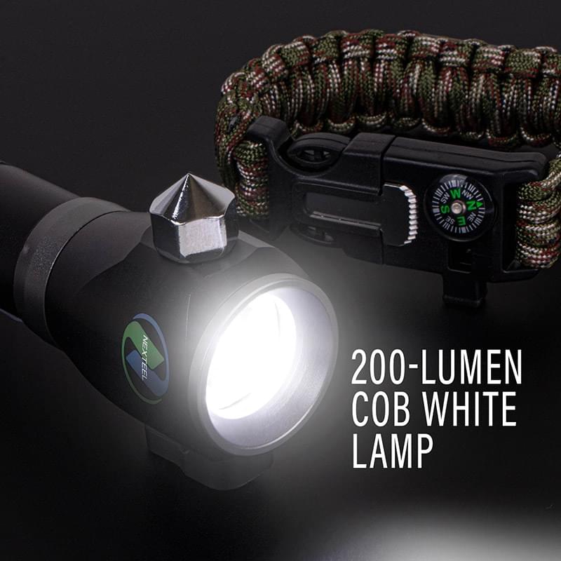 CROSSOVER-200 Tactical Multi-Functional Flashlight with COB Lamp USB Chargeable Focus 7