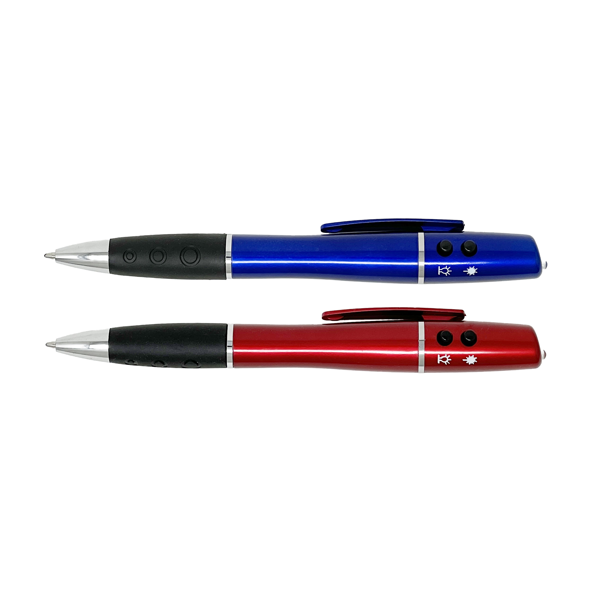 Laser Pointer LED Ballpoint Grip Pen 3