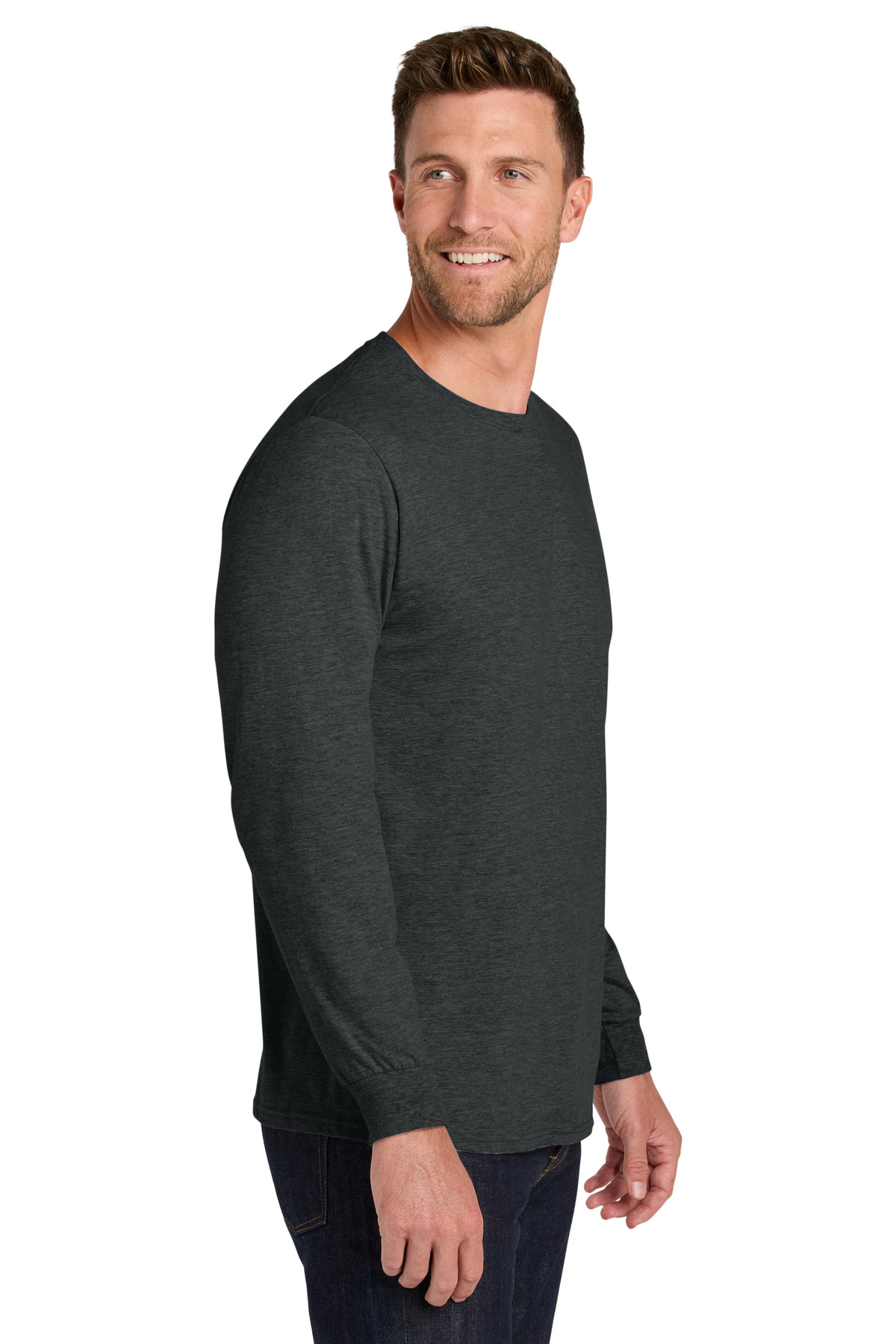 Jerzees Ultimate Unisex Ring Spun Long Sleeve T-Shirt IC46L 80