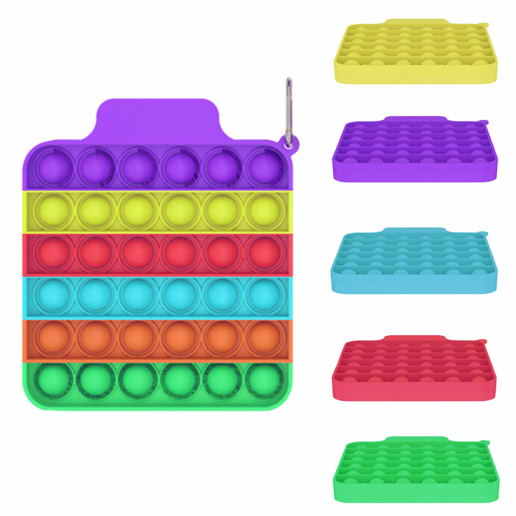 Silicone Bubble Pop Fidget Kids Education Toys 1