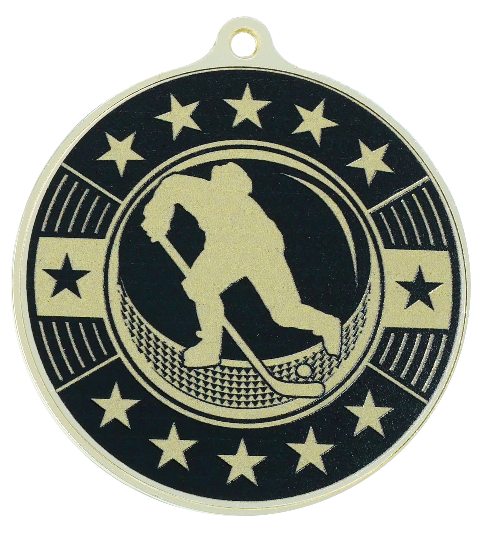 Hockey Simucast Medallion (2-1/8")