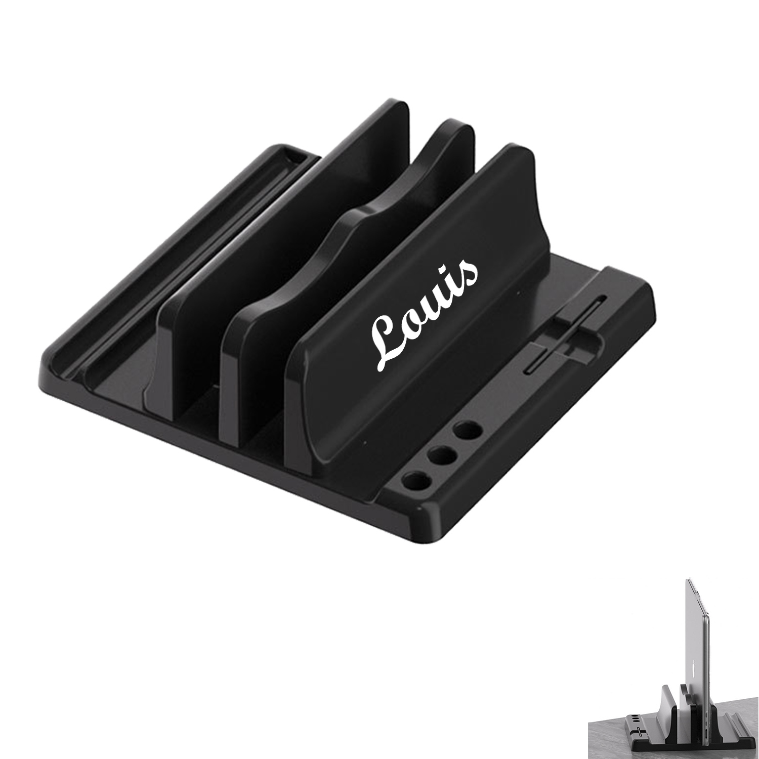 Vertical Laptop Stand Adjustable Dock 10