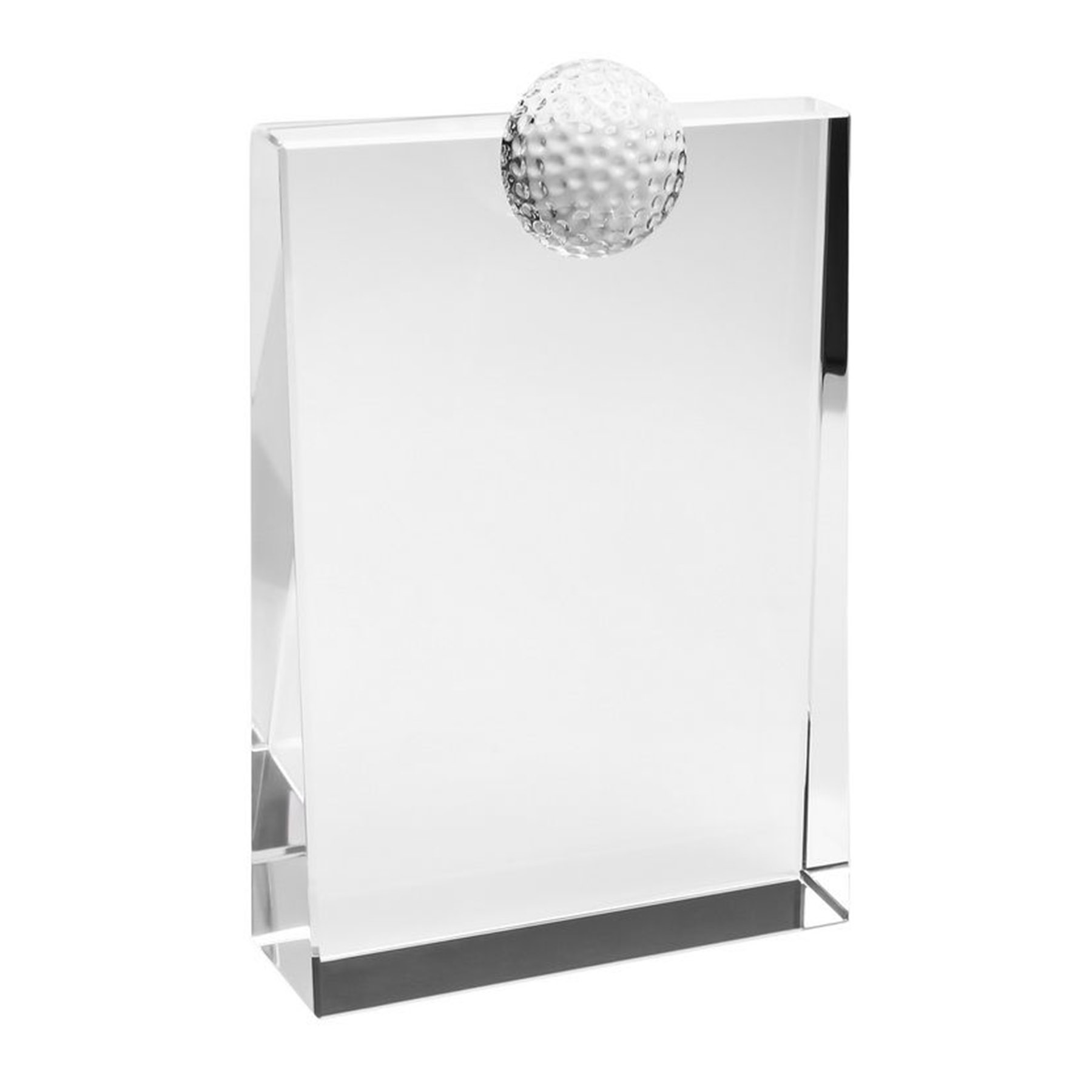 5" Crystal Award - Golf Baldwin_D558CA 4