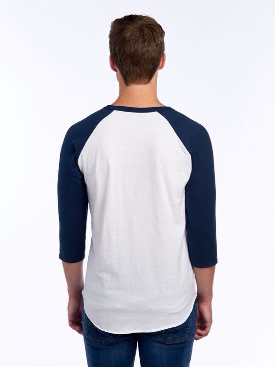 JERZEES Premium Blend Combed Ring-Spun Unisex ¾-Sleeve Raglan 20