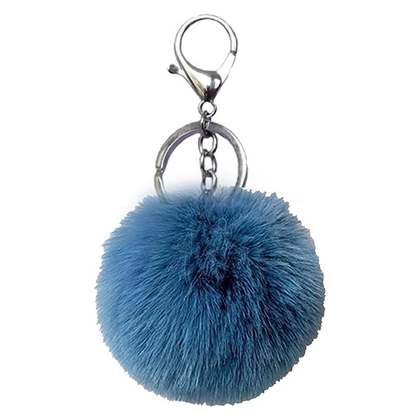 Pom Fur Ball Keychain 4