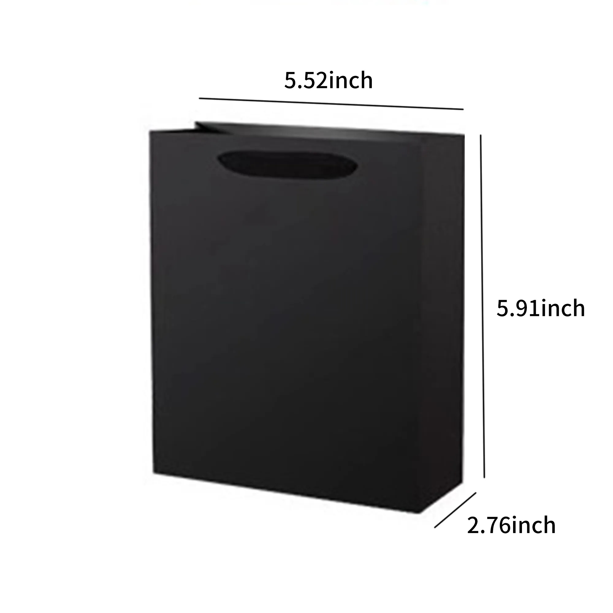 White Card Paper Bag 5.52inch 3