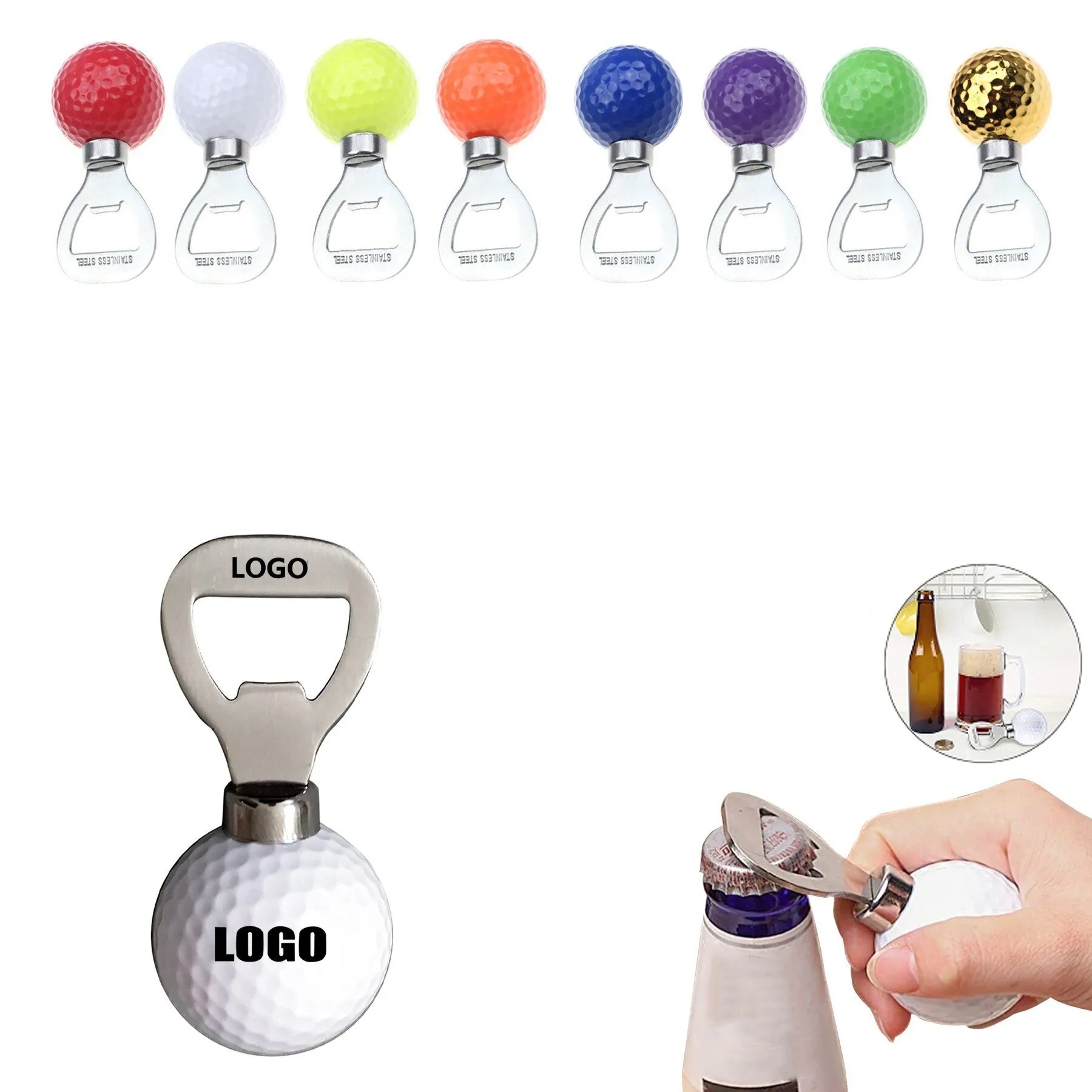 Golf Ball Bottle Opener 11
