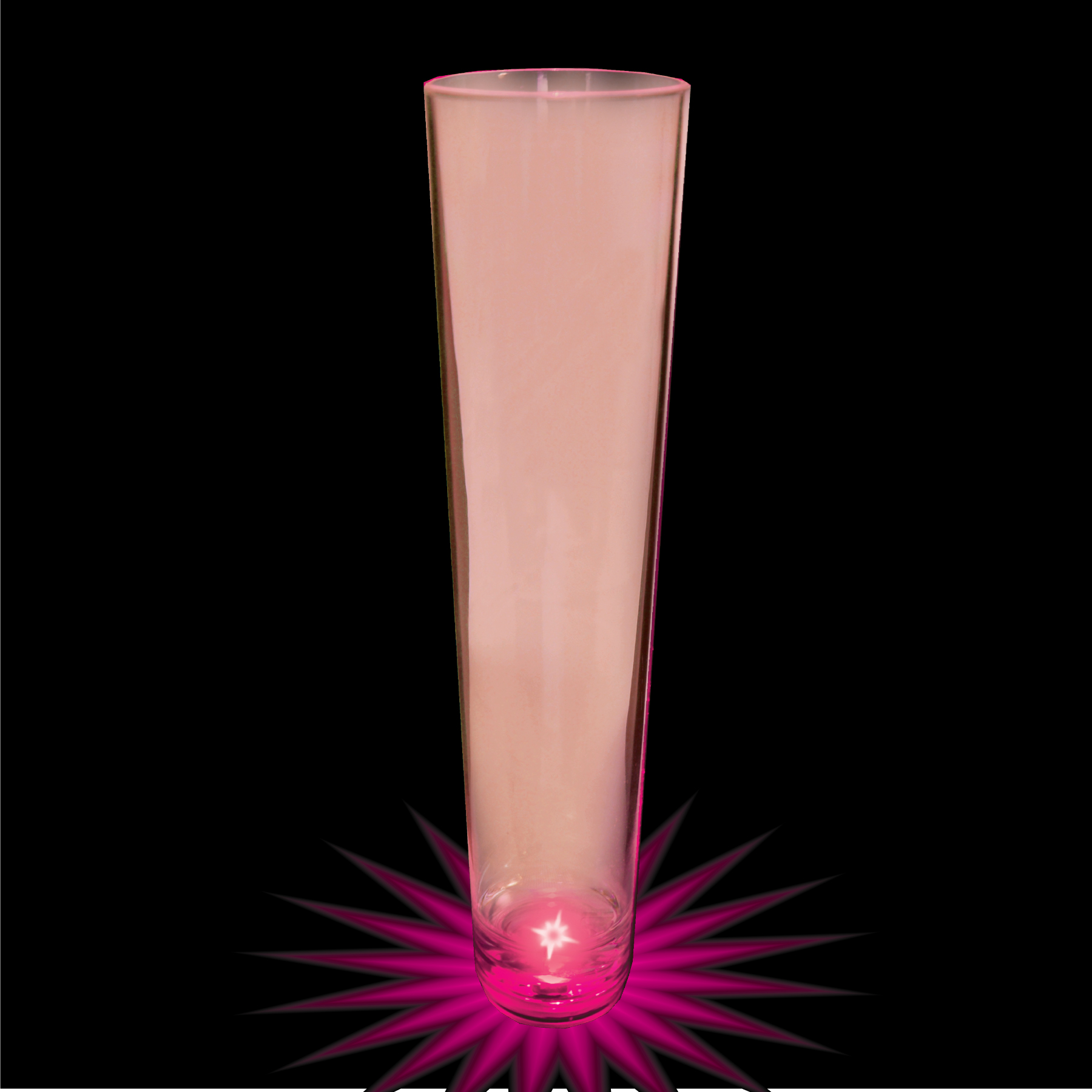 7oz Light Up Plastic Champagne Shooter Flute 8