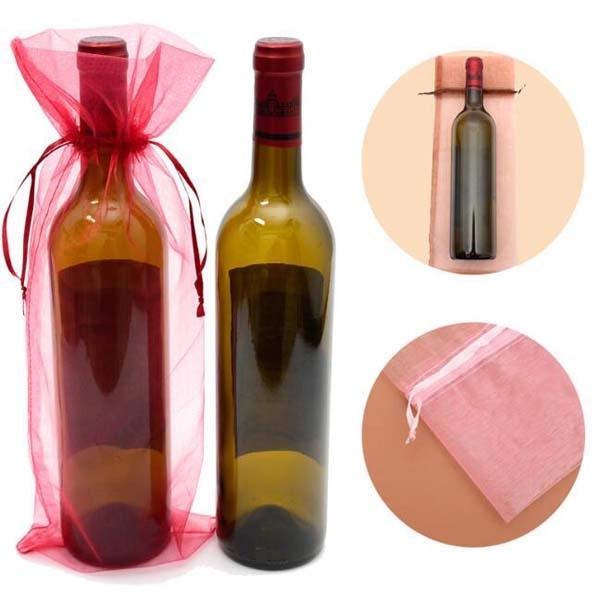 Organza Wine Bottle Bag 3