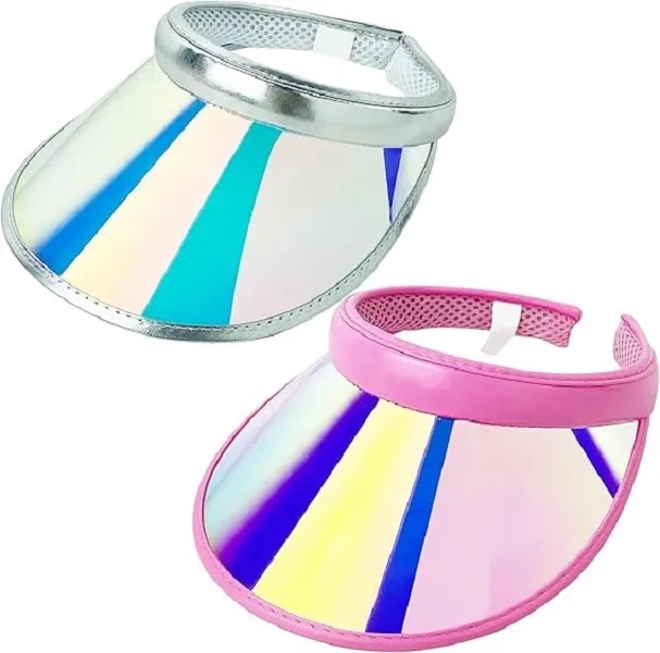 PVC Hairpin Sun Visor Hat 2