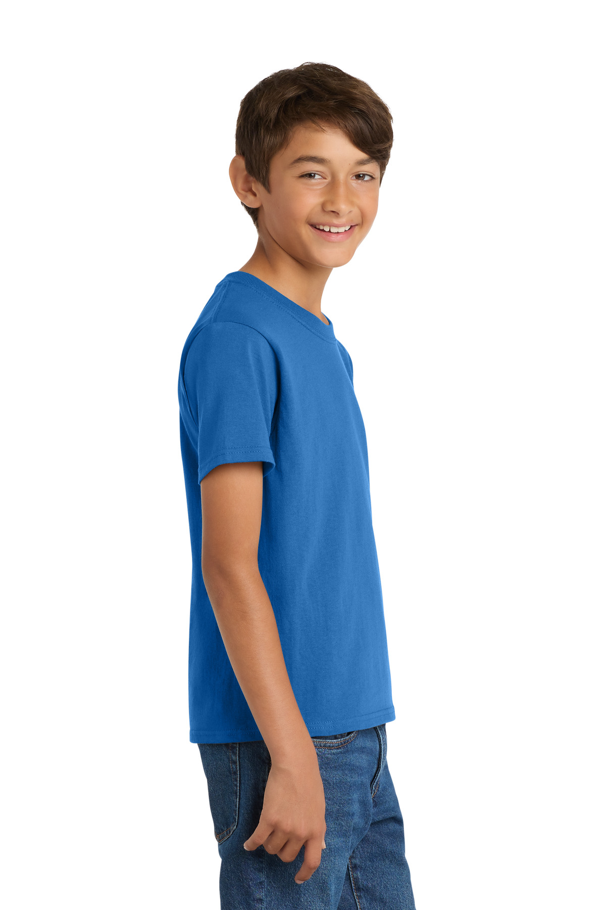Port & Co Youth Core Cotton Tee. PC54Y 403