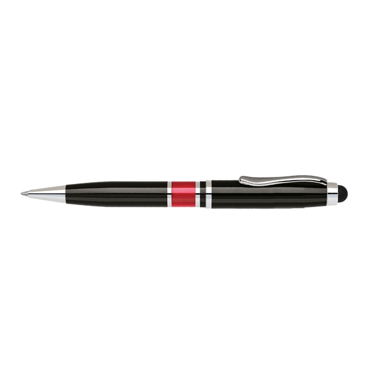 Lacquered Brass twist ballpoint pen with touchscreen stylus 8