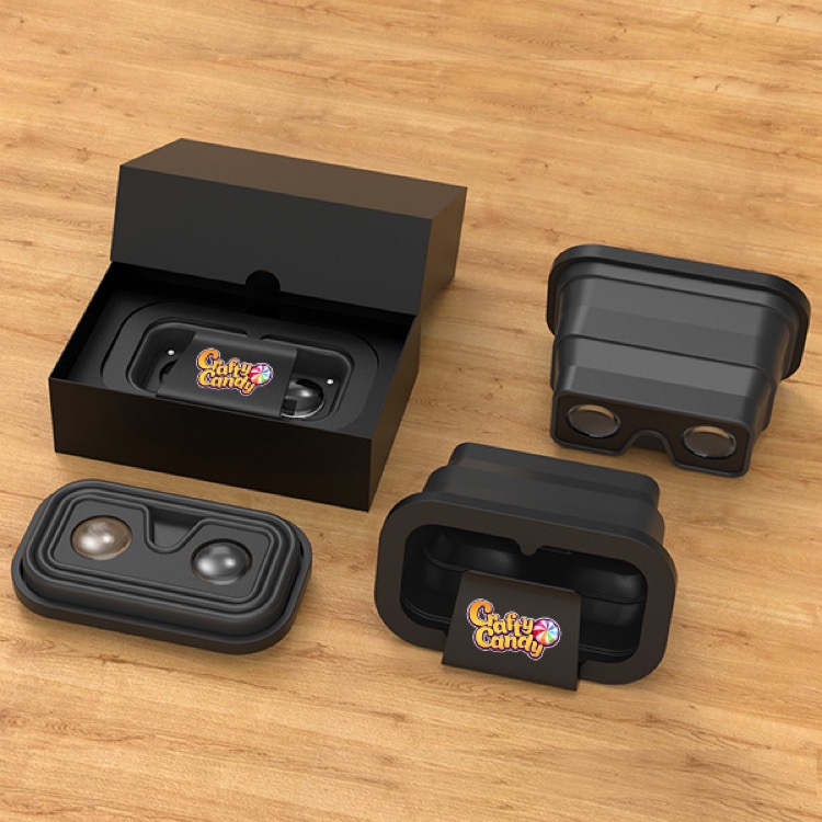 Retractable Virtual Reality Glasses w/Gift Box 10