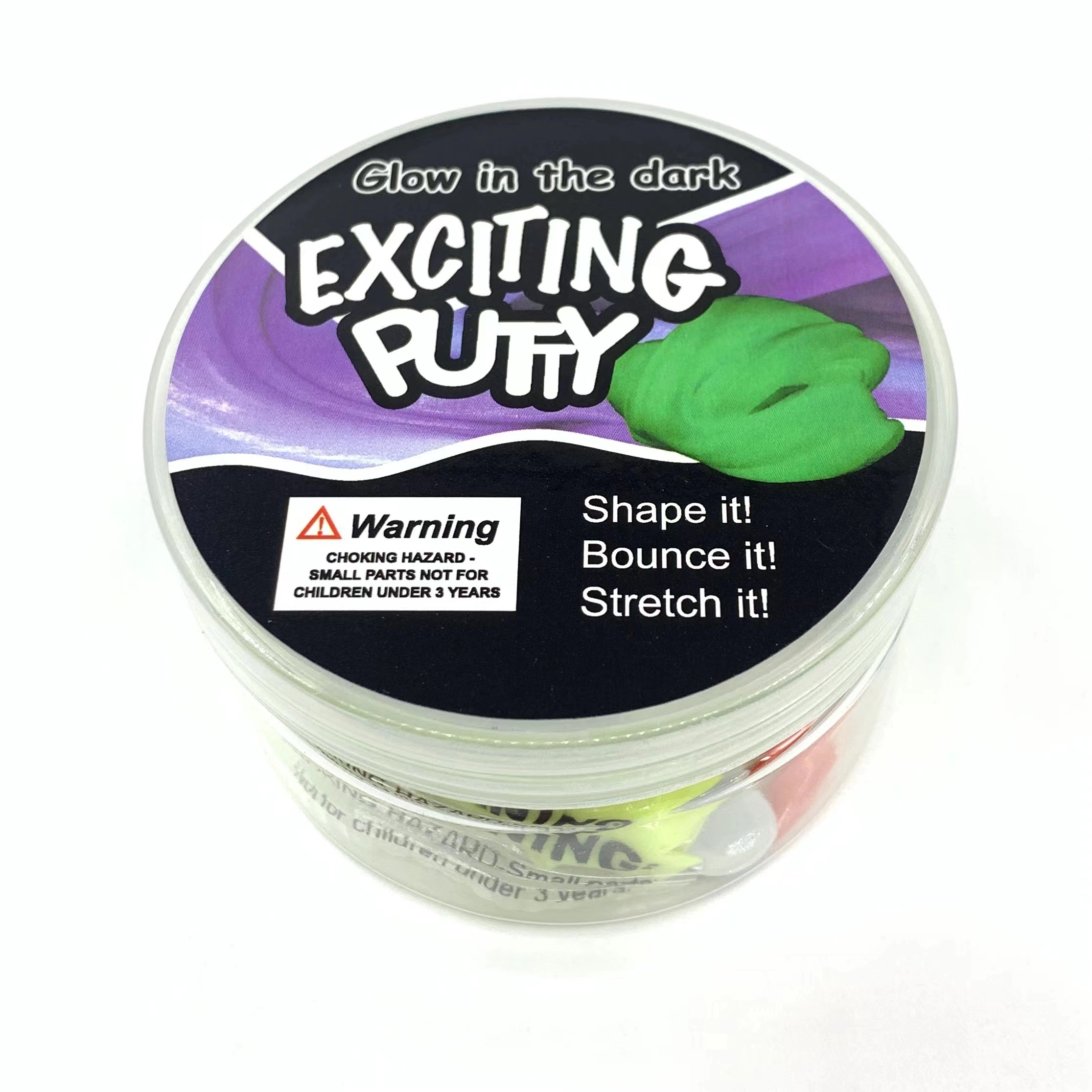UL List Stress Relief Putty Toy with Tin- Plastic Case 7