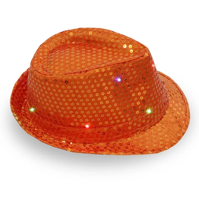 Flashing Fedora Hat For Parties St Patrick'S Day 8