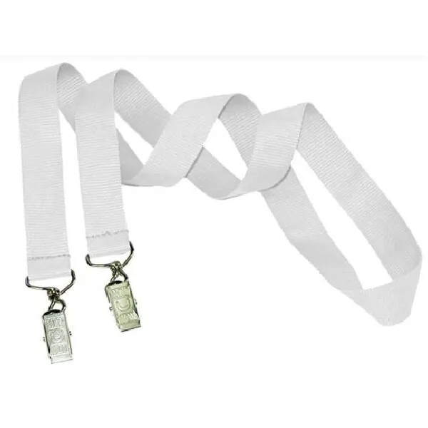 3/4" Custom Open Ended Polyester Lanyard w/ Badge Holder 4