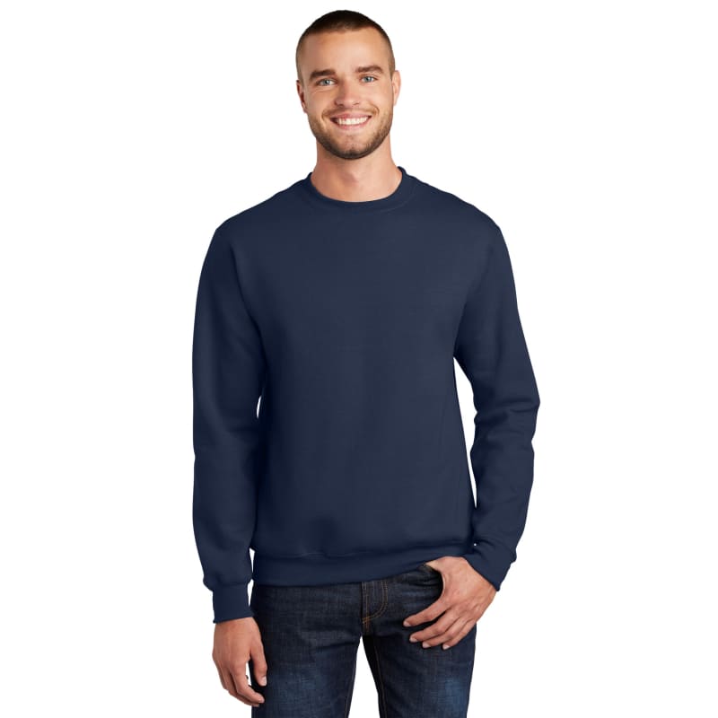 Port & Company Essential Fleece Crewneck Sweatshirt., custom hoodie or sweatshirt with logo imprint 3