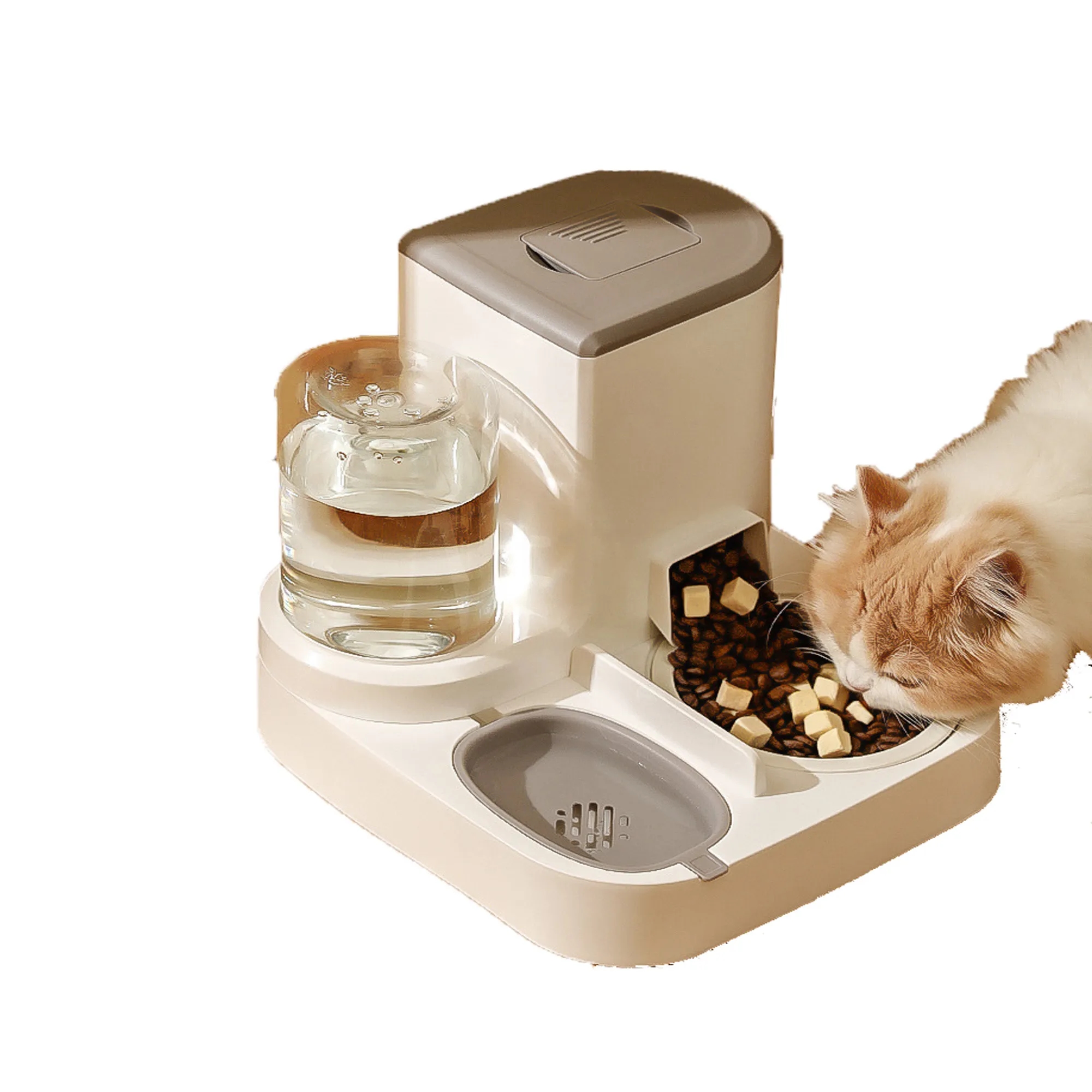 2-in-1 Automatic Quantifiable Feeder For Pets 2