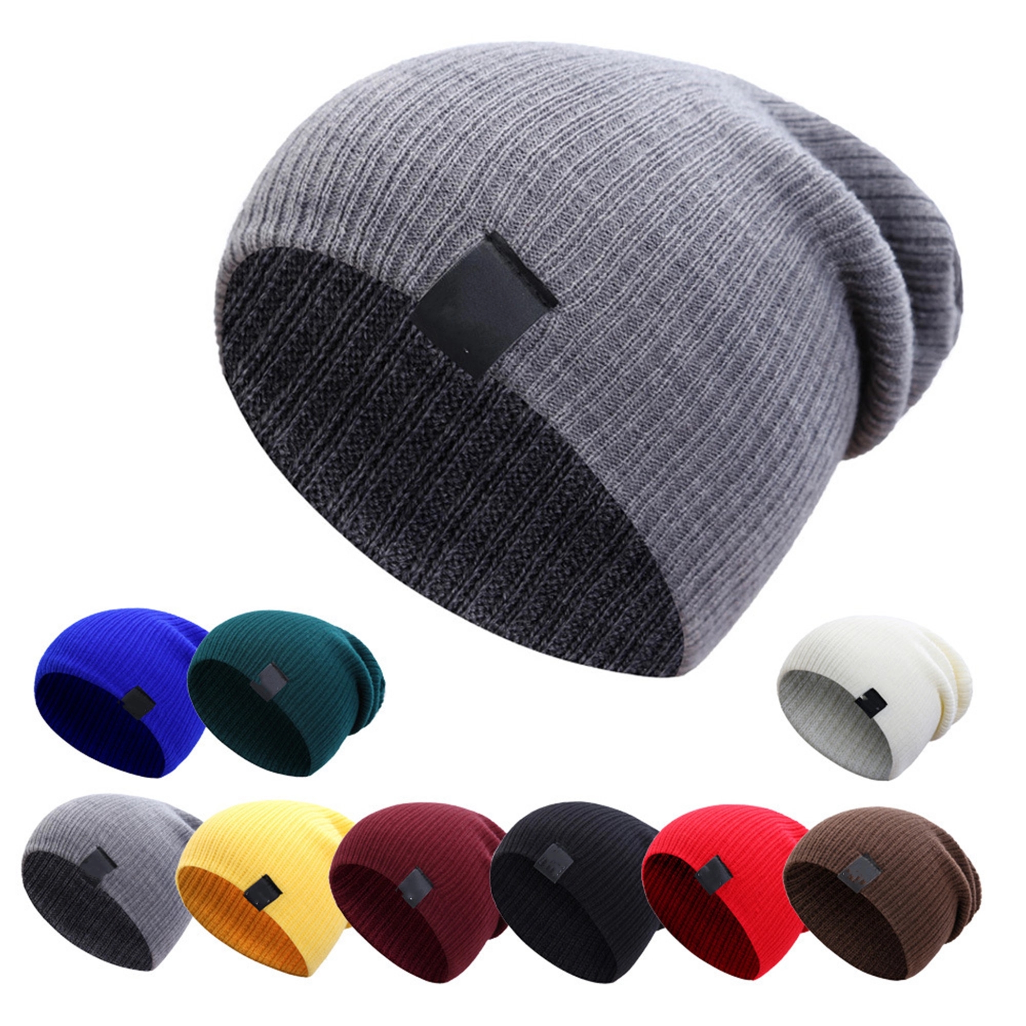 Autumn and winter knitted hat 1