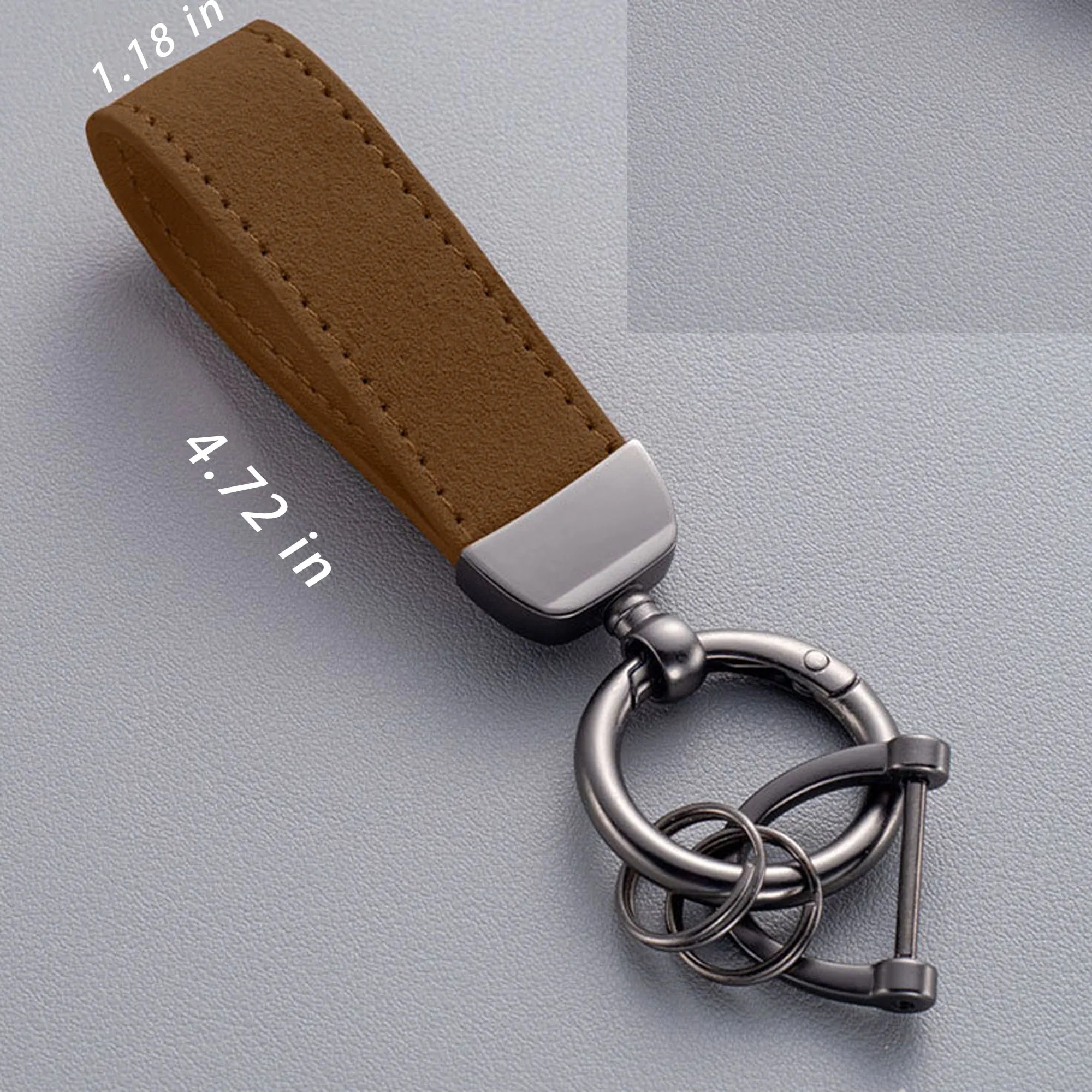 Leather Keychain With Logo For Carrying 5