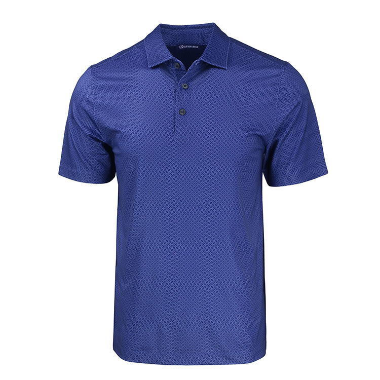 Cutter & Buck Pike Eco Tonal Geo Print Stretch Recycled Polo 9