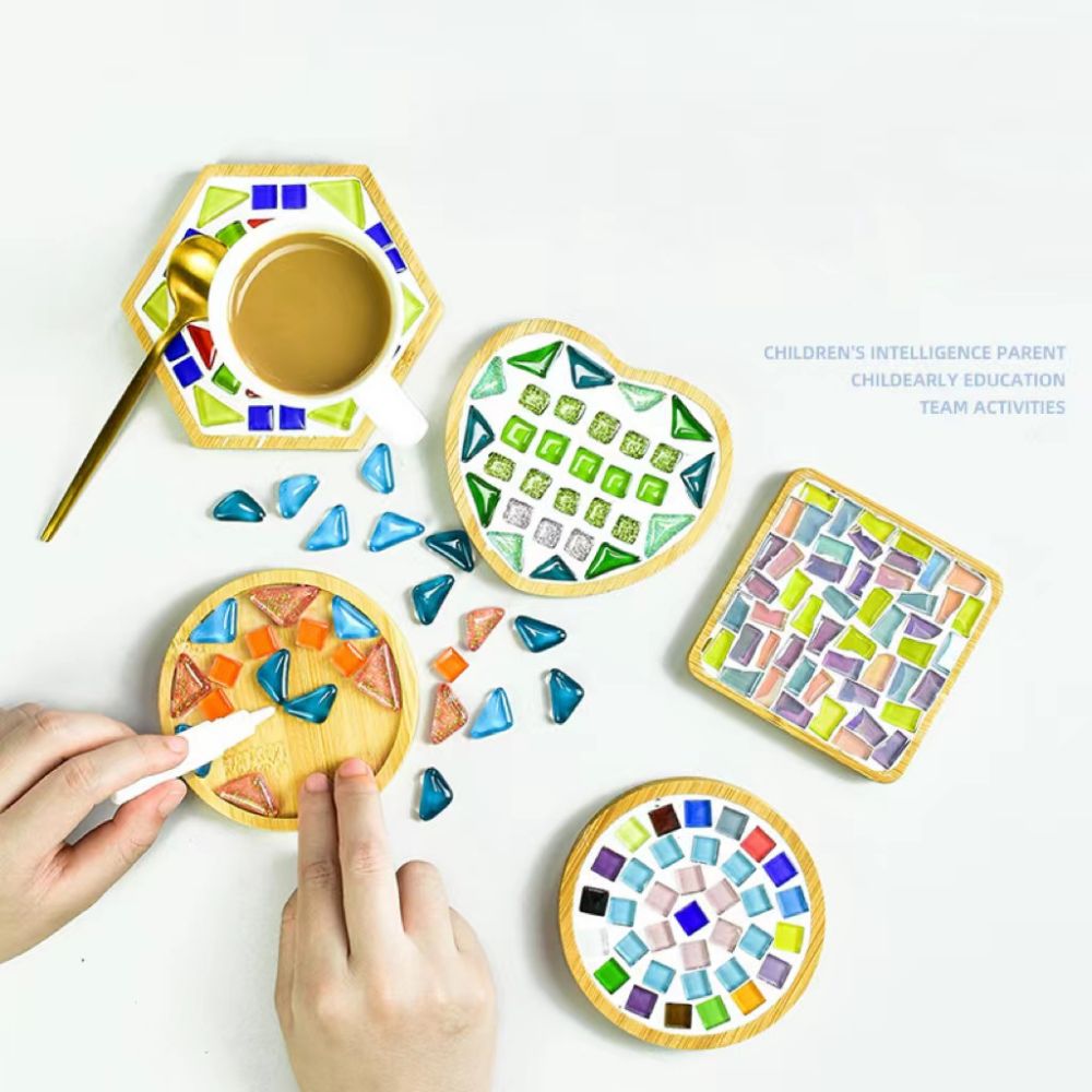 DIY Mosaic Coaster Material Kit 2