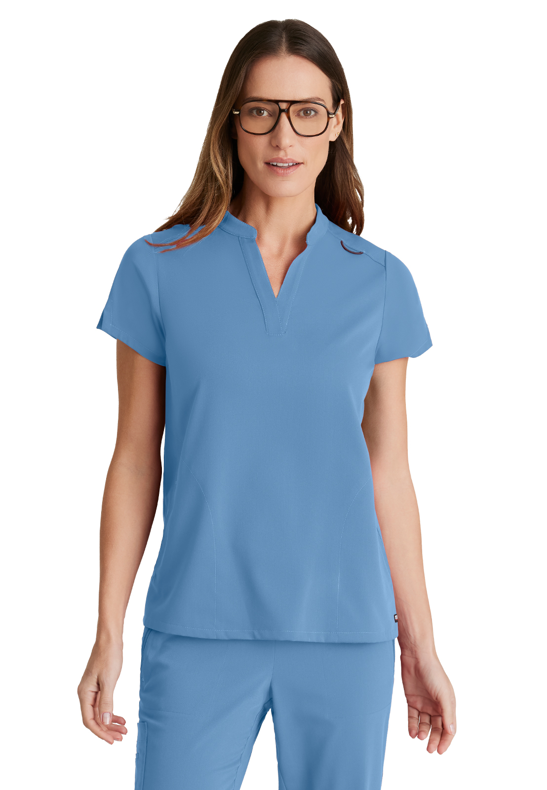 Grey's Anatomy Spandex Stretch - Women's Two-Pocket Avery Scrub Top 34