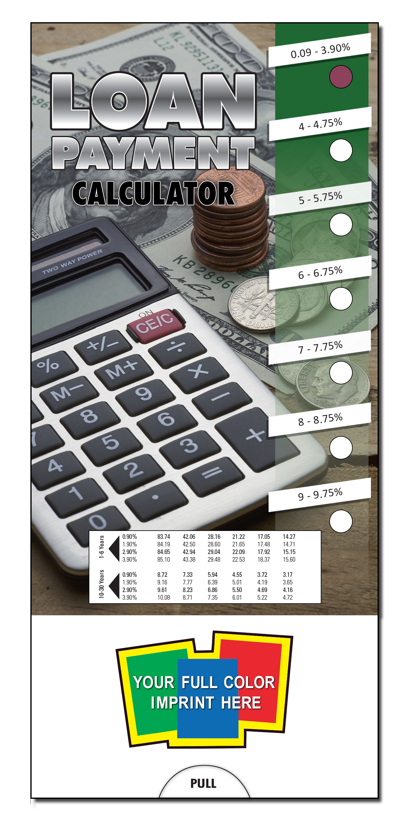 SLIDE CHART - Loan Payment Calculator Slide Chart 2