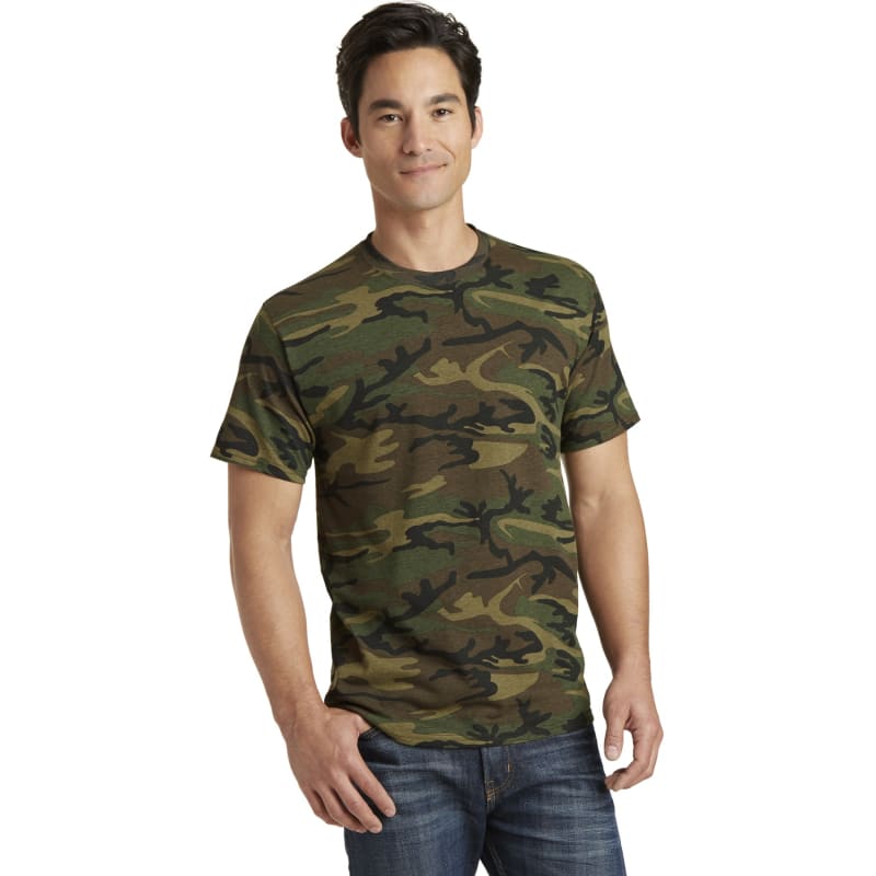 Port & Company Core Cotton Camo Tee. 29