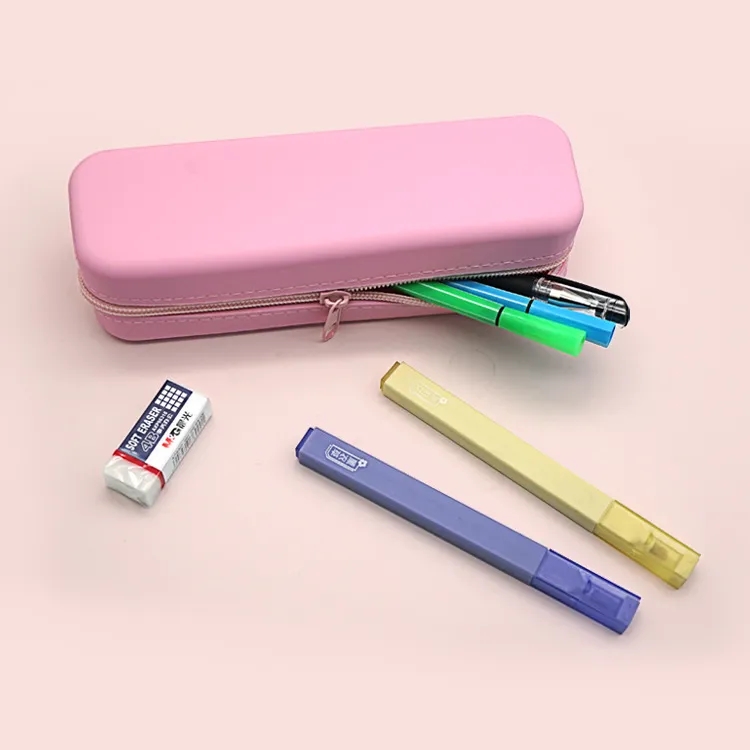 Customized silicone large capacity pencil case 4
