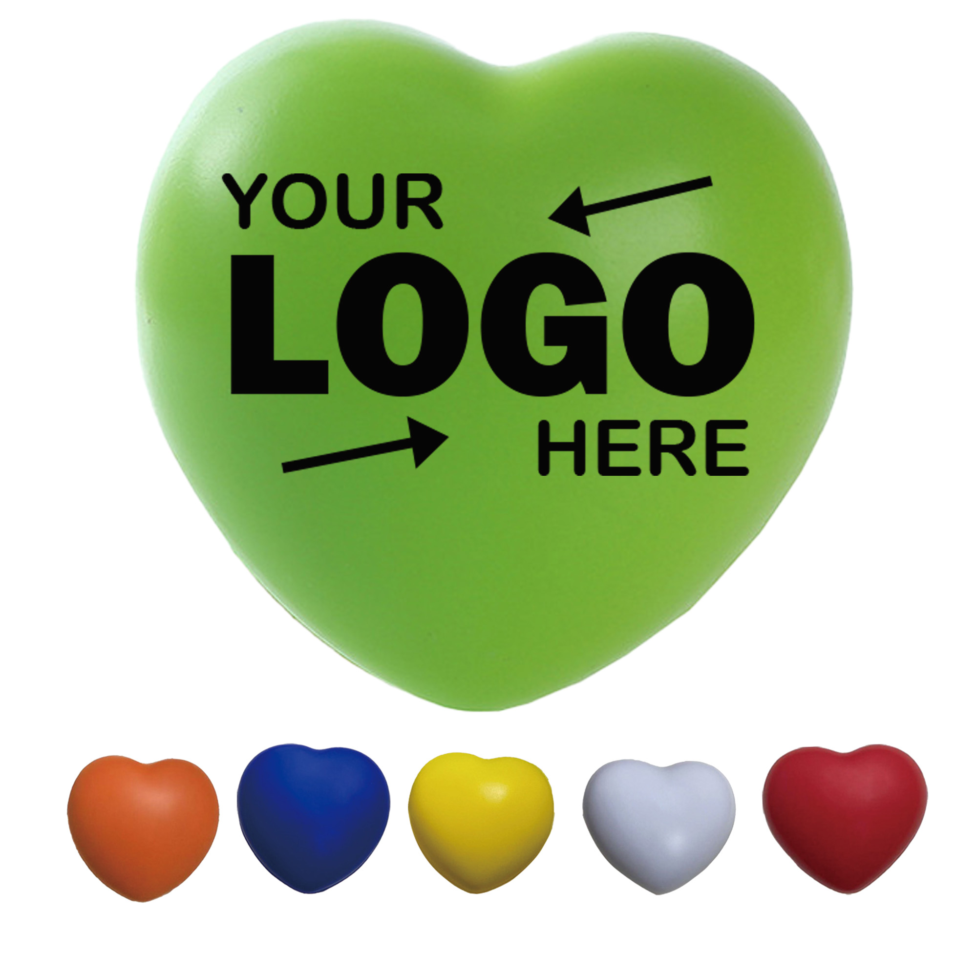 Custom Love Heart Shaped Stress Reliever Balls 4