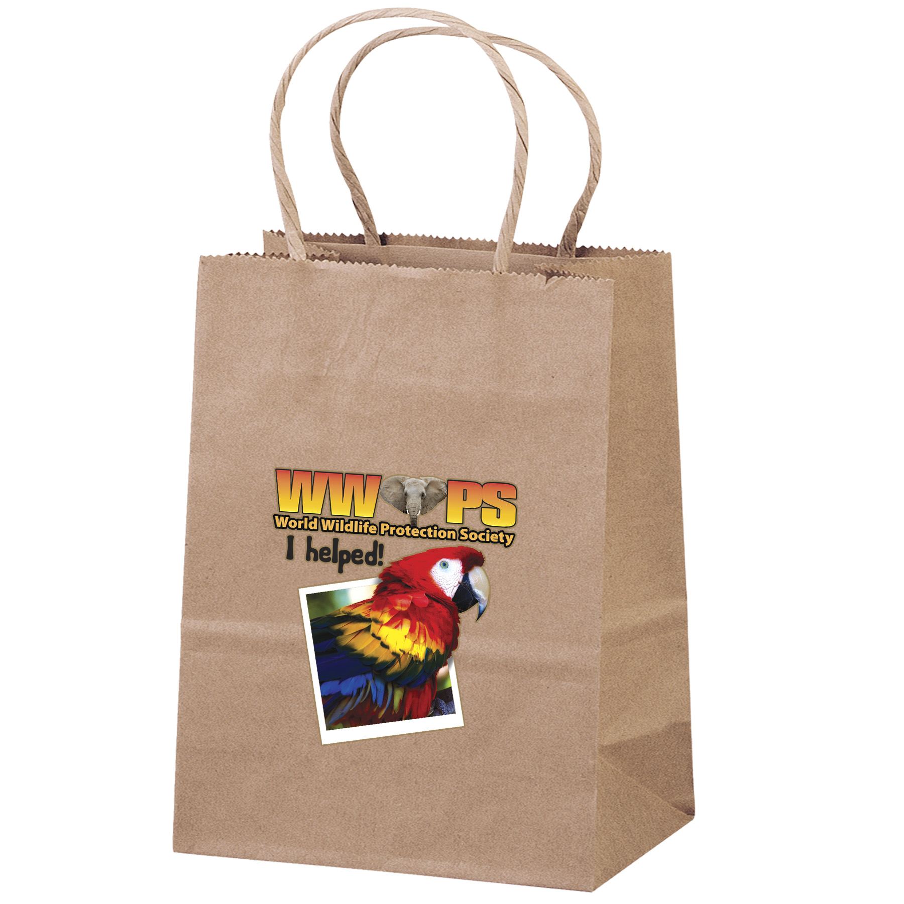 Eco Pup - Kraft-Brown Shopper - ColorVista