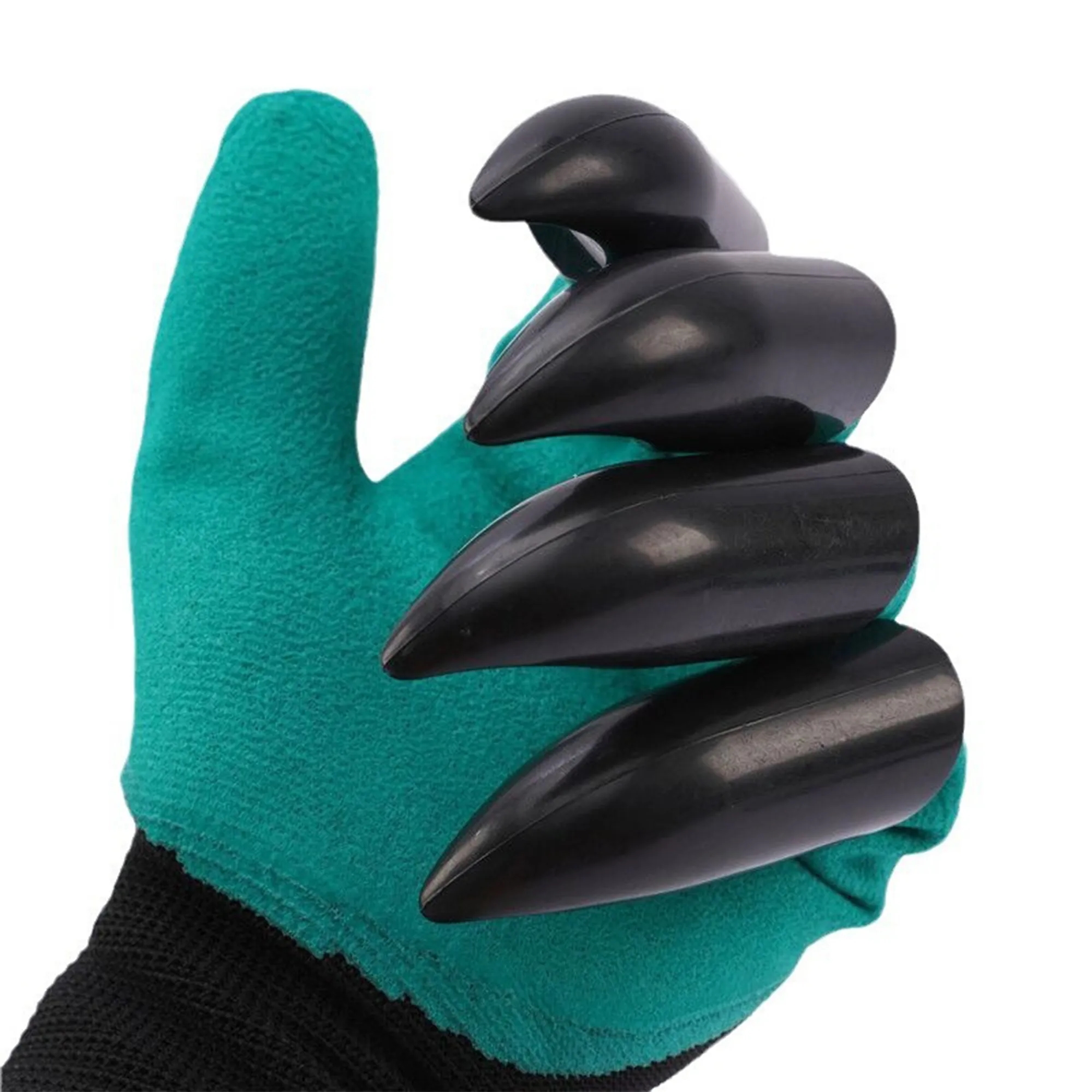 Garden Digging Gloves With 8 Fingertips Claws 4