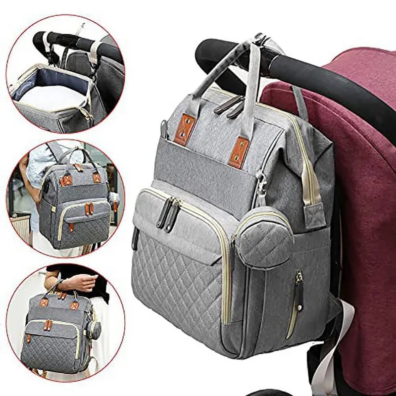 Backpack Diaper Bag with Changing Station 6