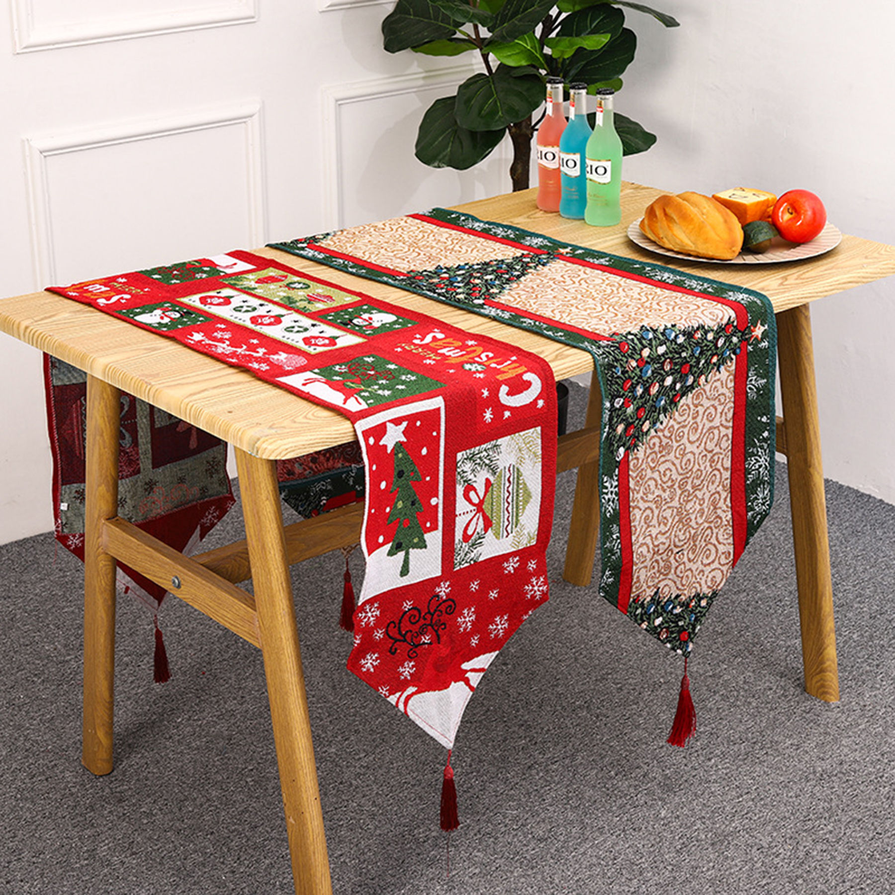 Christmas Decoration Table Cover Cloth Runner 3