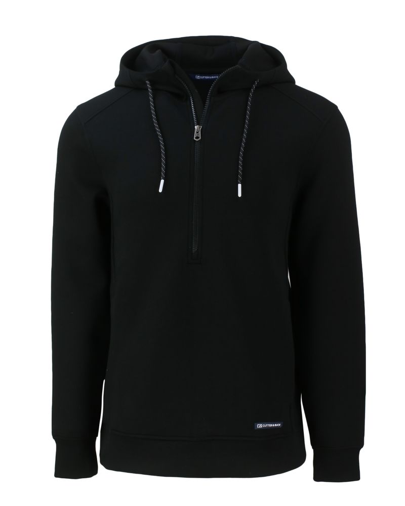 Roam Eco Half Zip Recycled Mens Hooded Pullover