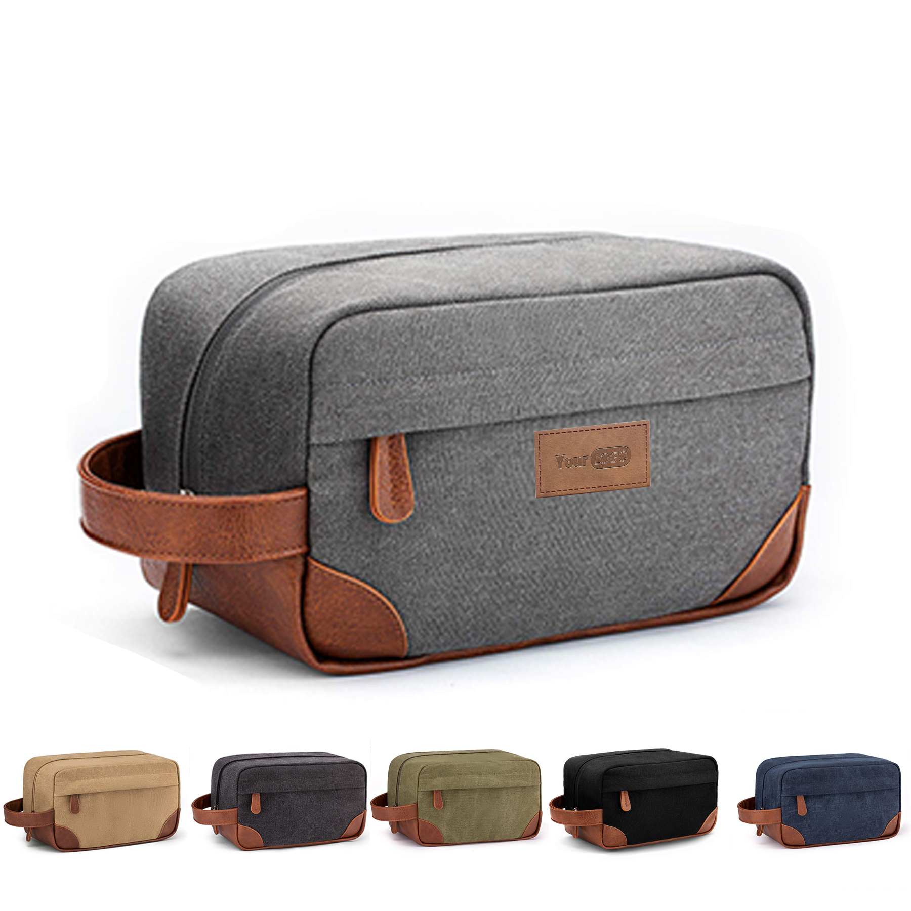 Canvas Waterproof Toiletry Hanging Cosmetic bag 2